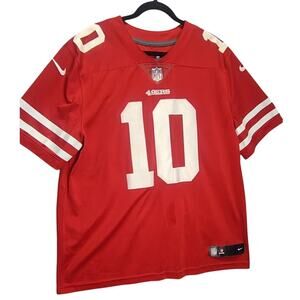 Jimmy Garoppolo San Francisco 49ers Red Jersey Nike On Field NFL Football